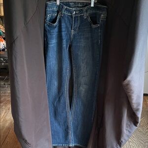 MD Dark Blue Flare Jeans for Women